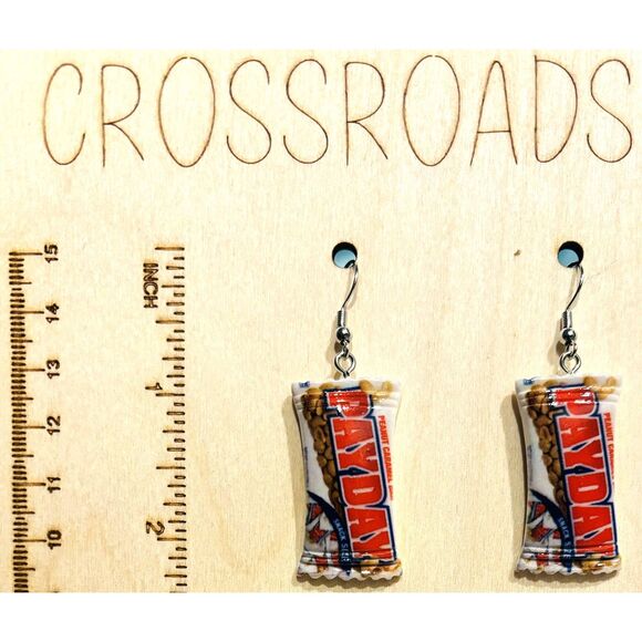 Candy Bar Charm Earrings BE093 - Picture 1 of 1